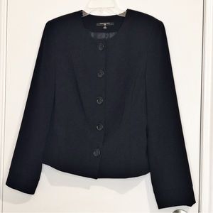 Francess Rita Black Women’s Button Front Jacket